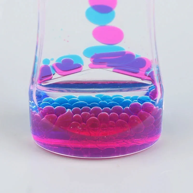 Hause Sanduhren Timer Bewegung Sensorischen Spielzeug Für Kinder Erwachsene Stress Relief Büro Desktop Decor Gemischte Farbe Flüssigkeit Bewegung Bubbler