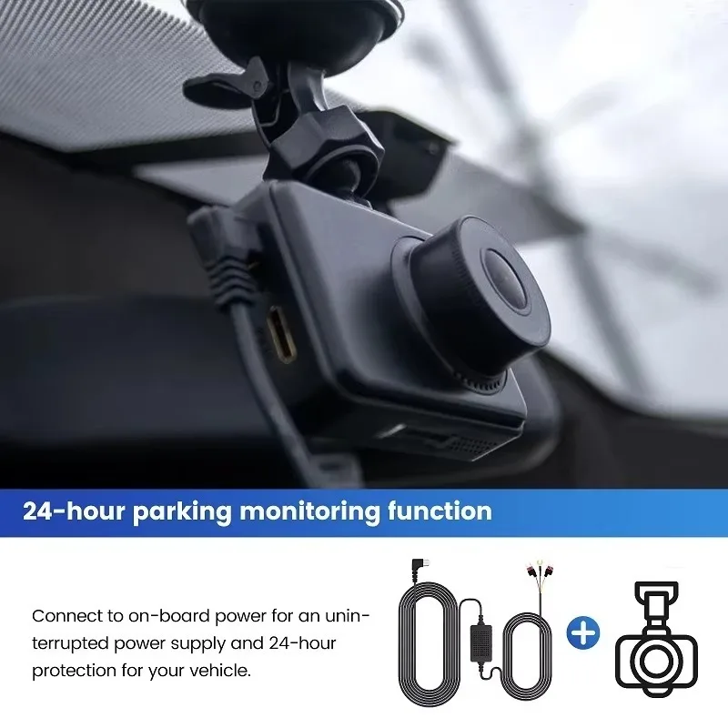 Auto-Recorder-Stromkabel, Dashcam-Hardwire-Kit, USB-DVR-Aufladegerät, Kabelsatz, 1 Set, 12 V auf 5 V, 4 Sicherungssatz
