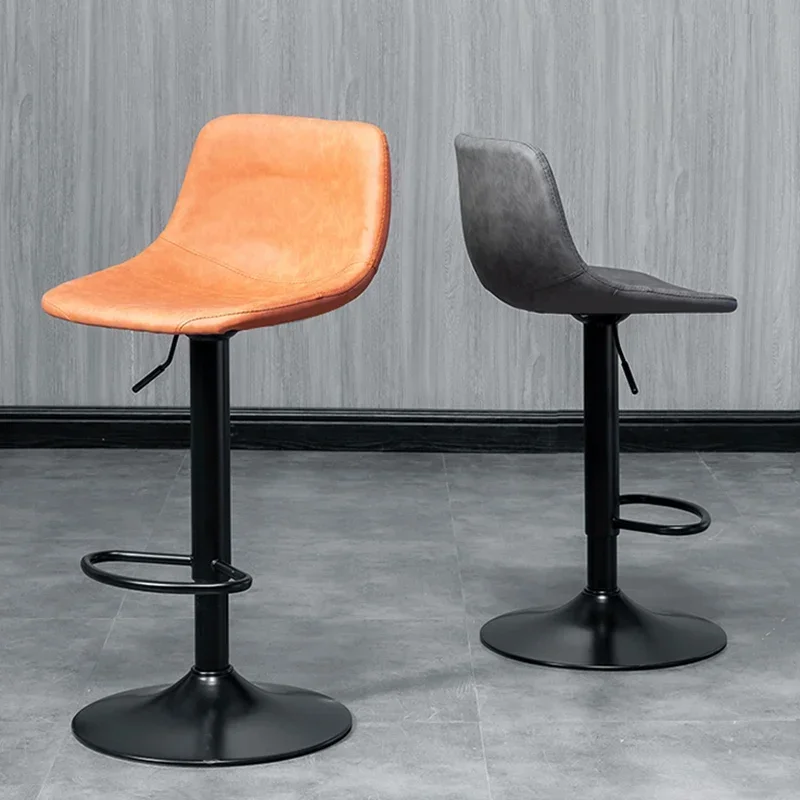Modern Wooden Nordic Bar Stools Restaurant Luxury Vanity Retro Bar Stool Kitchen Outdoor High