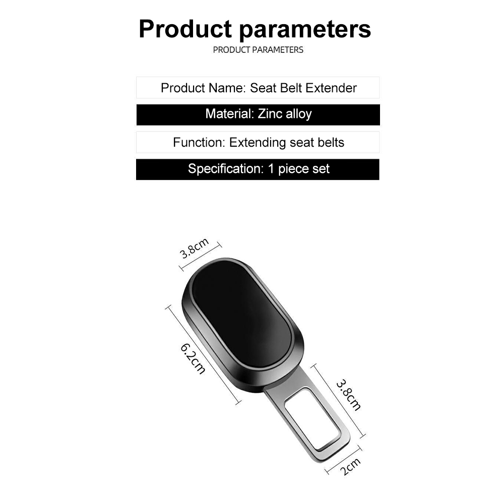 Metall Auto Sicherheitsgurt Clip Schnalle Extender Ein Knopf zum Freigabe 1/2 Stück Sicherheitsgurt Schloss Schnalle Stecker 2 cm Einsatz Buchse