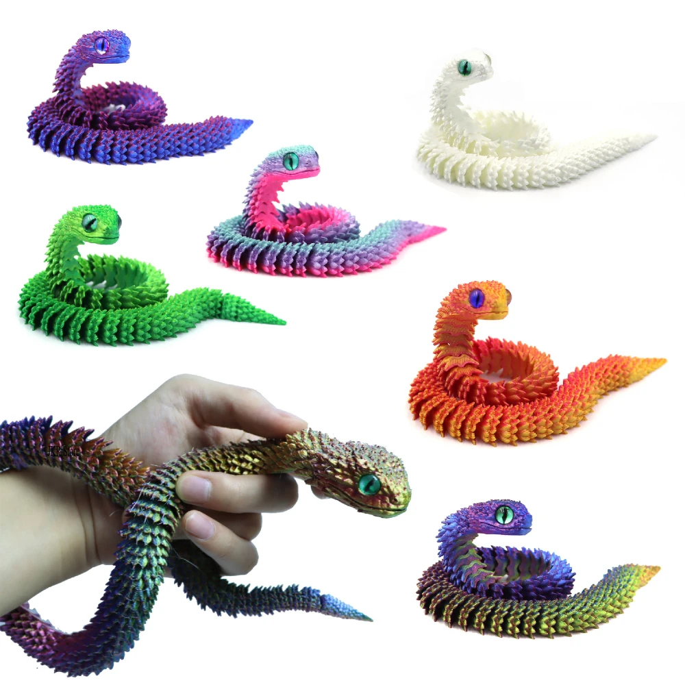 3d Printed Toys Home Decoration Desktop Decorations Anime Figures Articulating Home Decor Items 3D Printing Snake Eggs Rotating