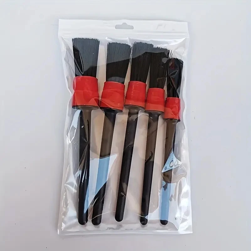 Juego de cepillos para detalles, cepillos para coche, cepillo para detalles de coche, cepillo para detalles de limpieza de coche, cepillos para ruedas de salida de aire del tablero