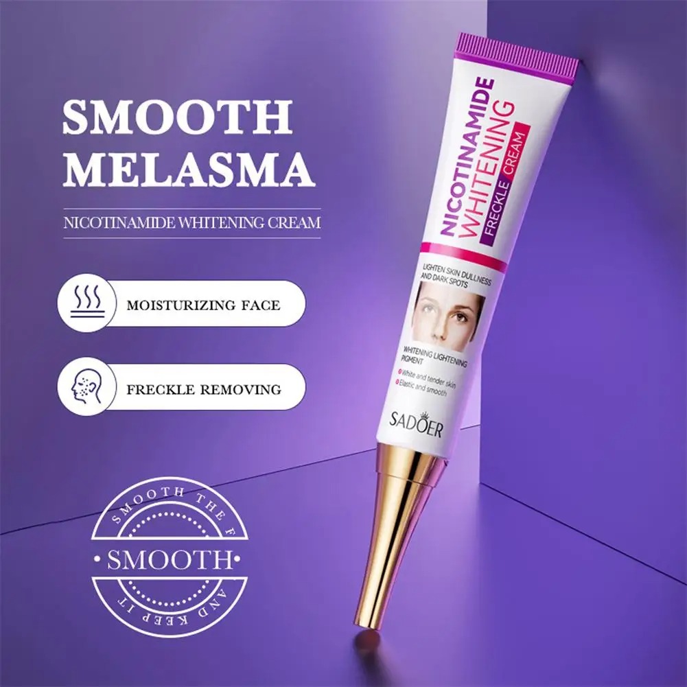 ใบหน้าไวท์เทนนิ่งและครีมลบกระ Nicotinamide Brightening และ Moisturizing Face Cream Fade Dark Spots Cream