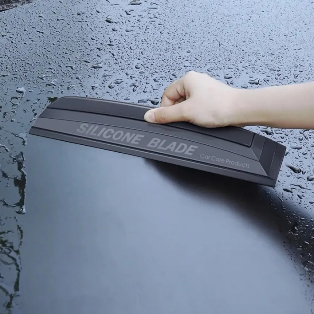 Escurridor práctico de silicona suave, sin arañazos, sin ruido, sin daños, pintura, herramientas de envoltura para coche, suministros para limpiaparabrisas de agua, hoja de secado