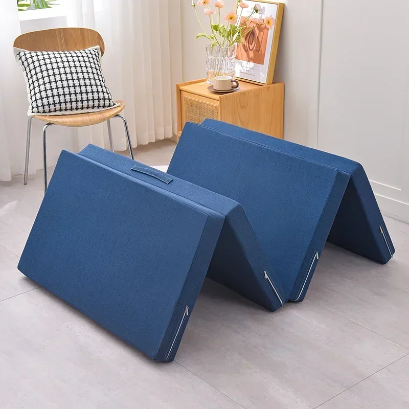 Mattress Multi-color Design Environmentally Friendly Materials Comfortable Cotton Linen Foldable Multifunctional Sponge Durable