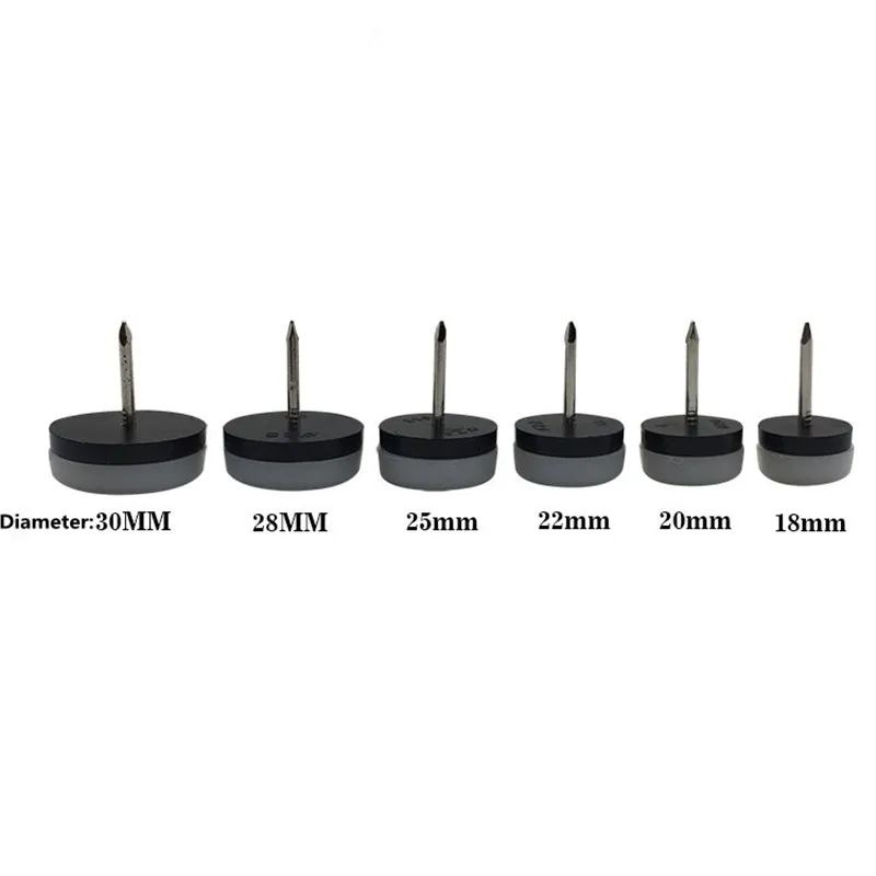 KK & FING 20 Chiếc Ghế Bàn Đồ Chân Dưới Chân Nhựa Miếng Lót Lướt Nhẹ Trượt Móng Sàn Gỗ Bảo Vệ Nội Thất tiếng Ồn Sát Thủ