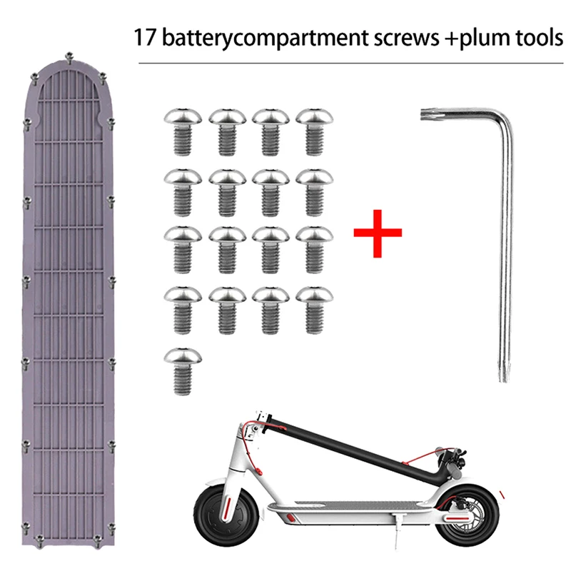 17 Stück untere Batterie abdeckung schrauben für Xiaomi Mijia M365 Elektro roller