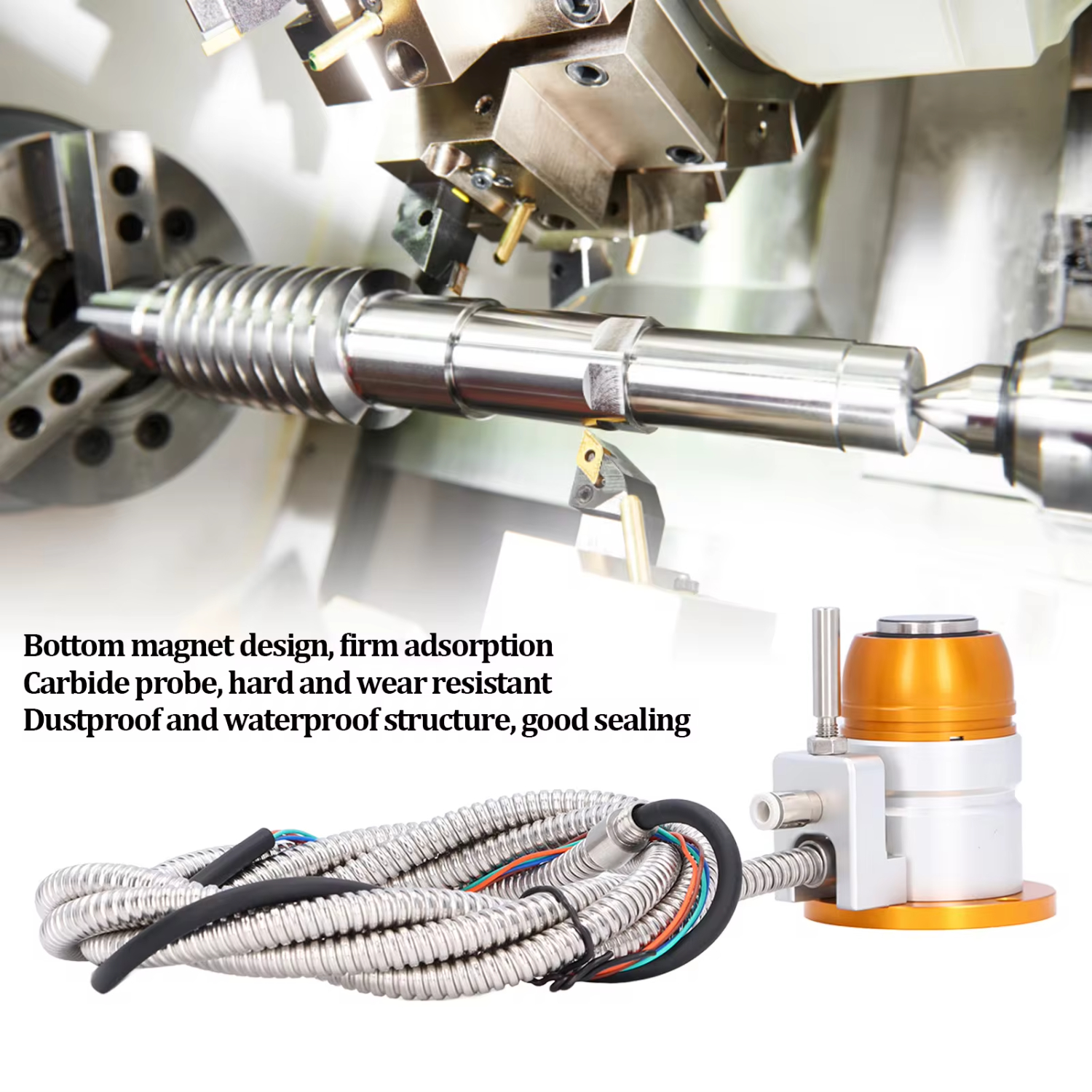 Z Axes Tool Setter DC 24V Normally Closed Accessory with Cable