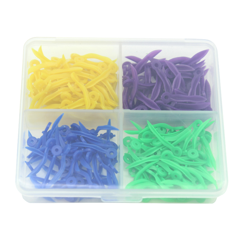 使い捨てプラスチック製歯科用ウェッジ,円形の穴,口腔ケアアクセサリー,歯科材料,歯科医