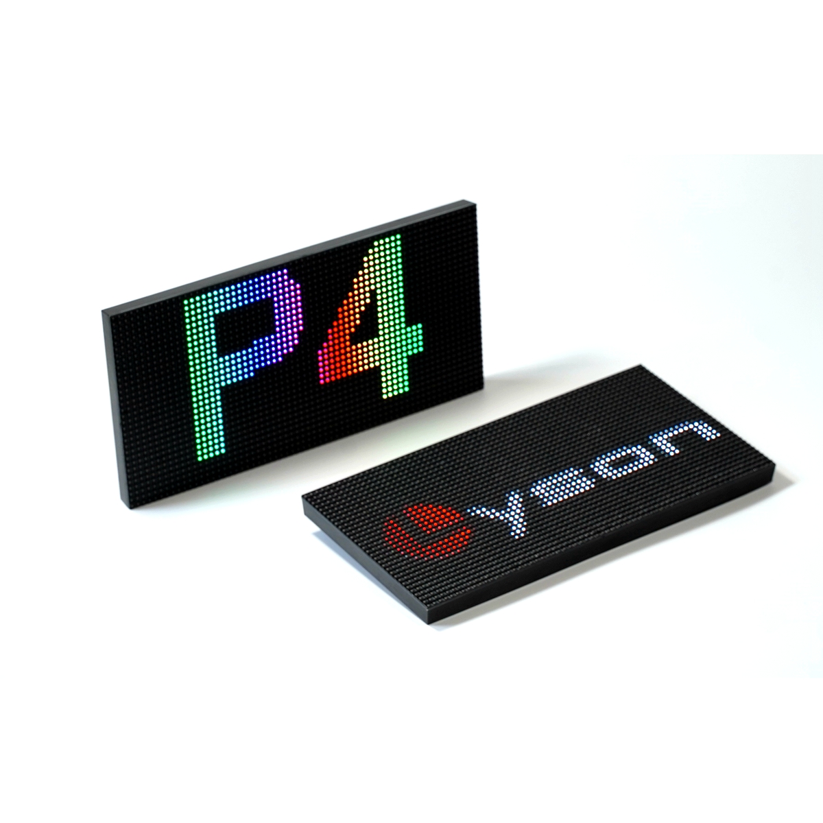 2 PCS P4 Indoor RGB LED Matrix 64x32 Pixels SMD Video Display Full Color Panel Module 256MMx128MM HUB75 Port