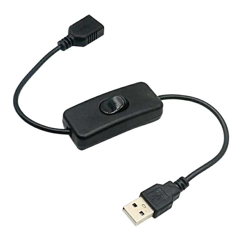1/2 PCS USB-Kabel mit Schalter EIN/AUS-Verlängerung kabel umschalten für USB-Lampen-Lüfter-Strom versorgungs leitung langlebiger Adapter USB-LED-Headset