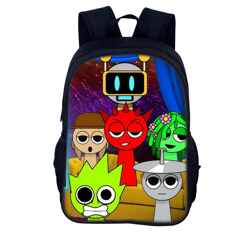 Sprunki School Backpack Bag Incredibox Sprunki School Bag Backpack Mochila Sprunki Student Back Pack Bag Christmas Gift