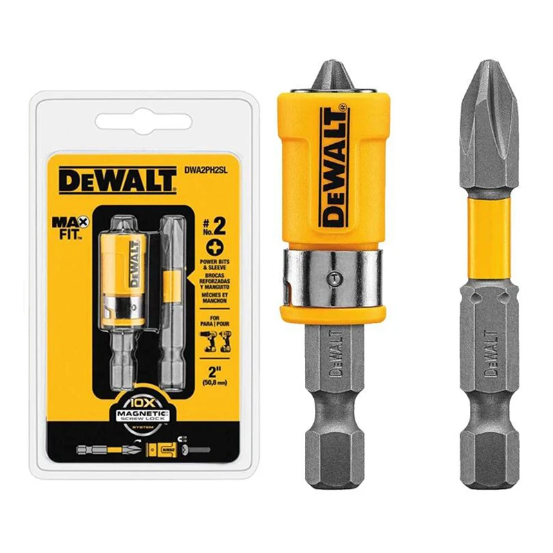 DEWALT Original PH2 89/57MM Drill Bit Hexagonal Sleeve Sets Driver Magnetic Ring Power Tool Part