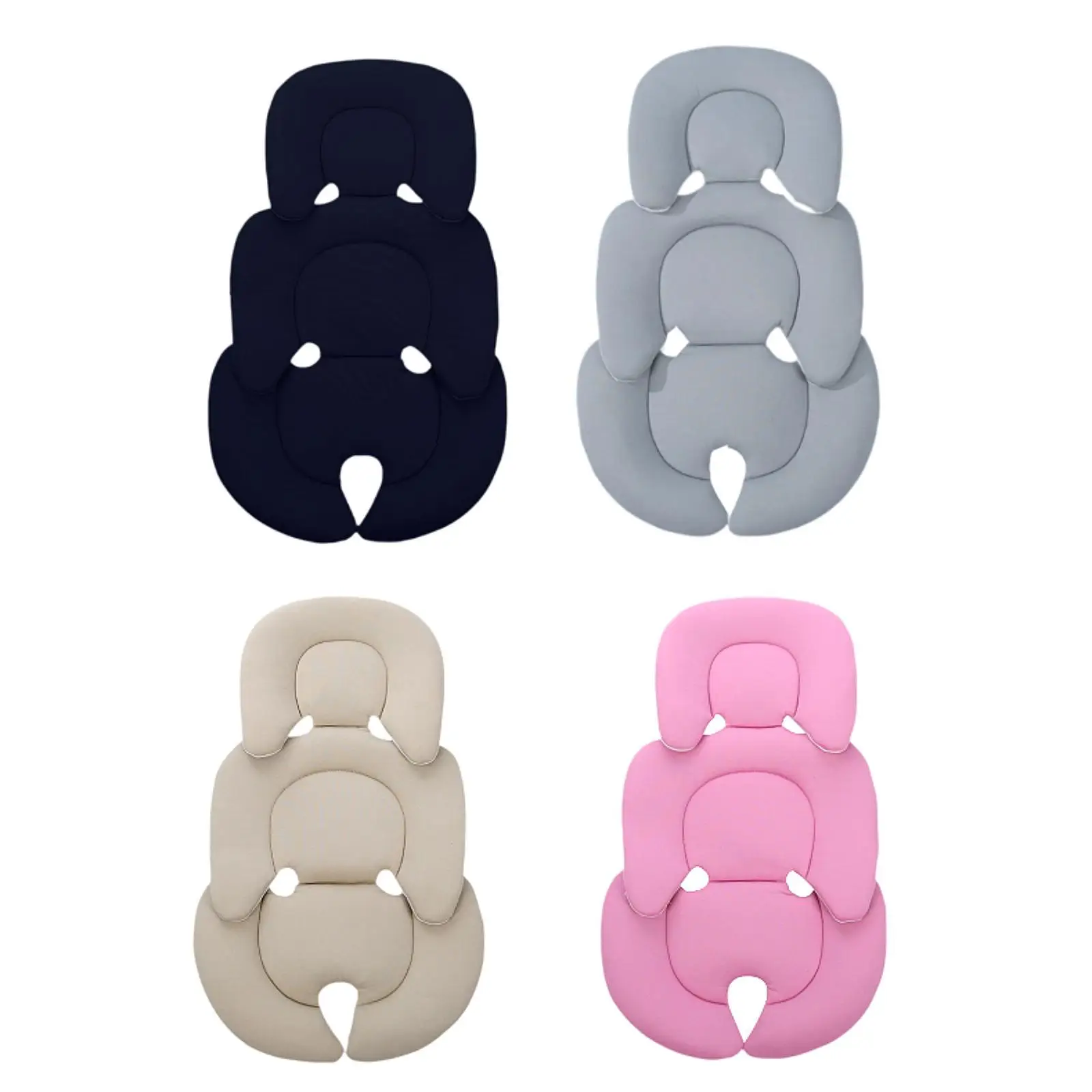 Cojín para cochecito de bebé, cómodo cojín de inserción de asiento para cochecito de coche