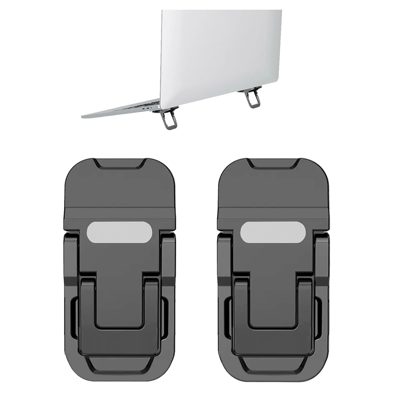 2 stks/set Opvouwbare Laptop Stand Draagbare Notebook Ondersteuning Houder Verstelbare Riser Koelbeugel Universeel voor Laptop Tablet