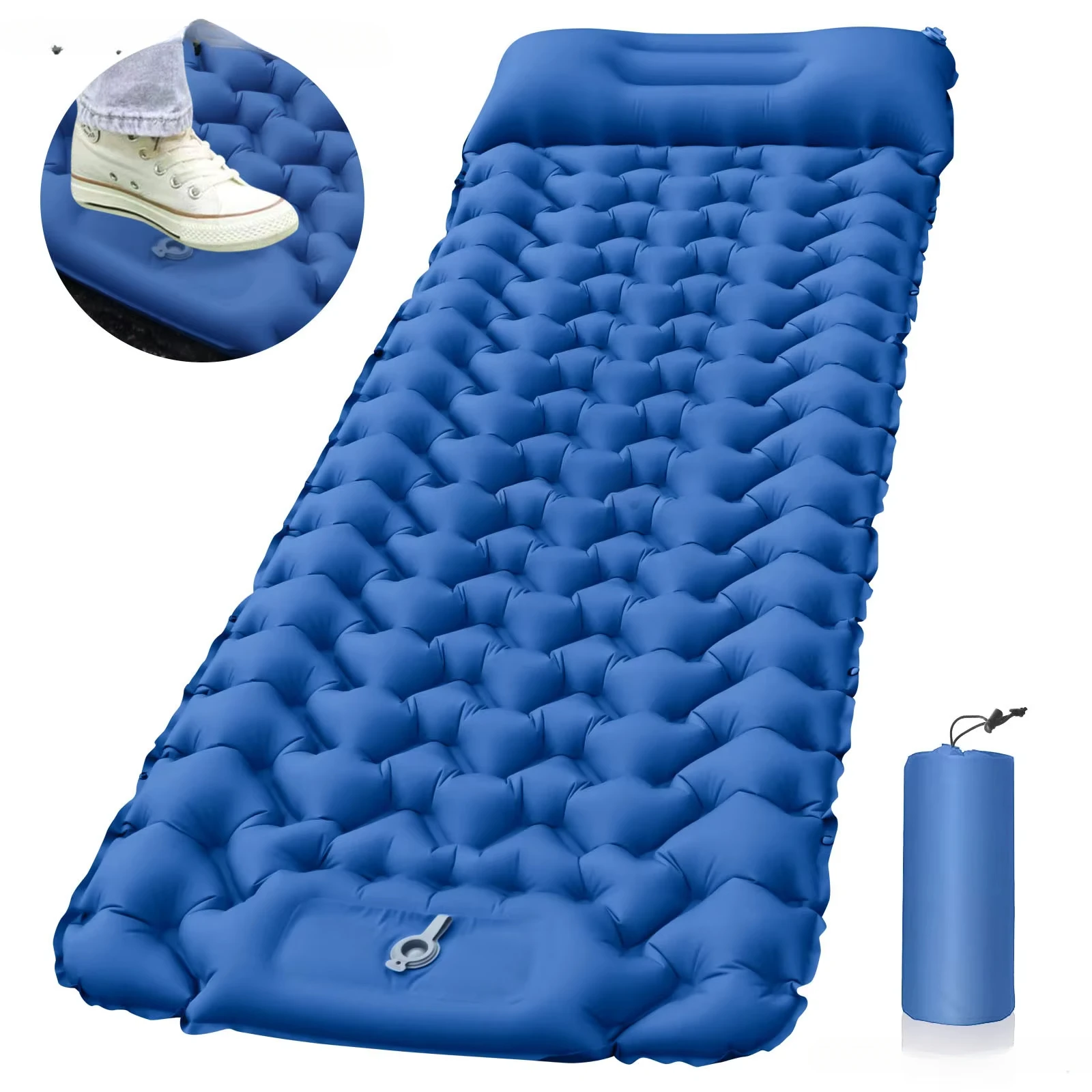 Almohadilla para acampar al aire libre, colchoneta grande para dormir para acampar, colchón inflable, colchoneta para dormir, colchoneta de viaje para acampar, senderismo