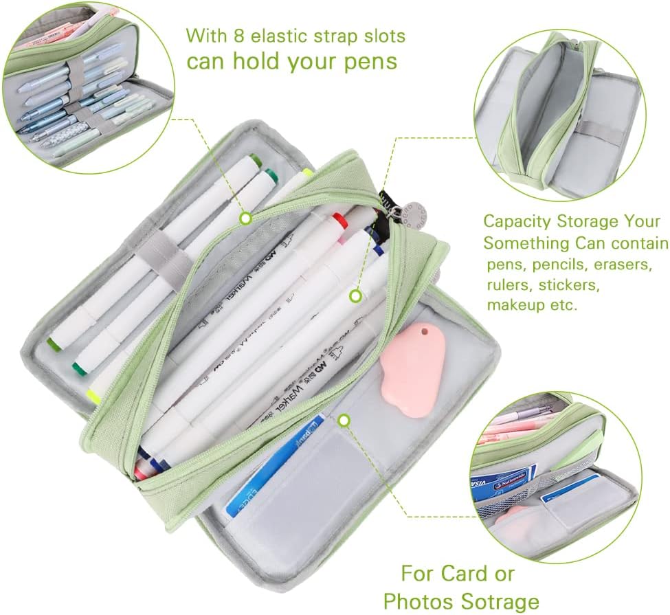 Kawaii Pencil Case Large Capacity Storage Bag Organizer Office Student Japanese Stationery  School Supplies
