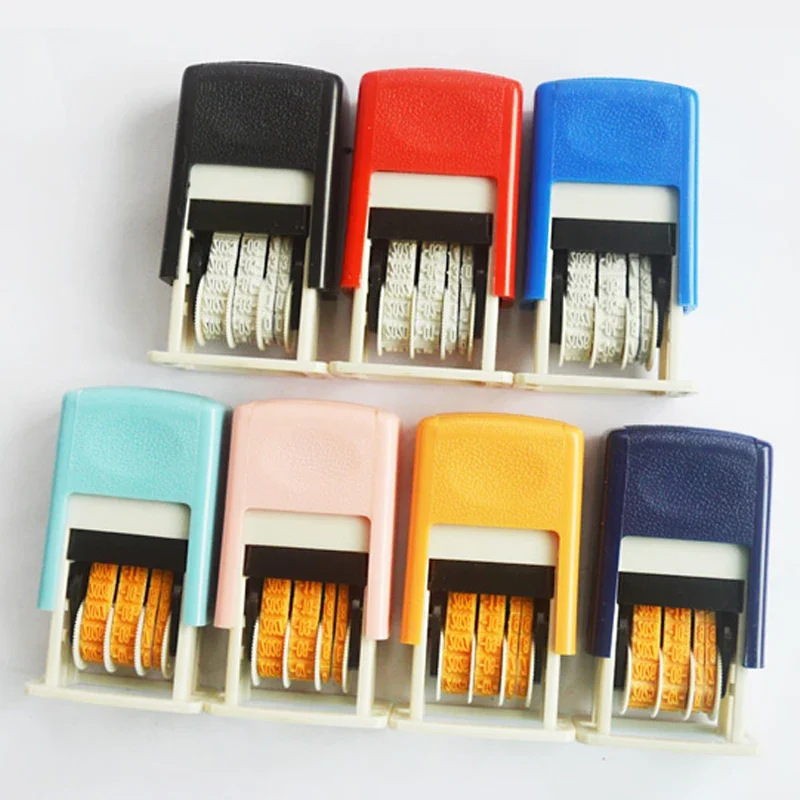 Adjustable Seal Automatic Date Stamp Time Stamp Universal Date Ink Return Roller Stamp Text
