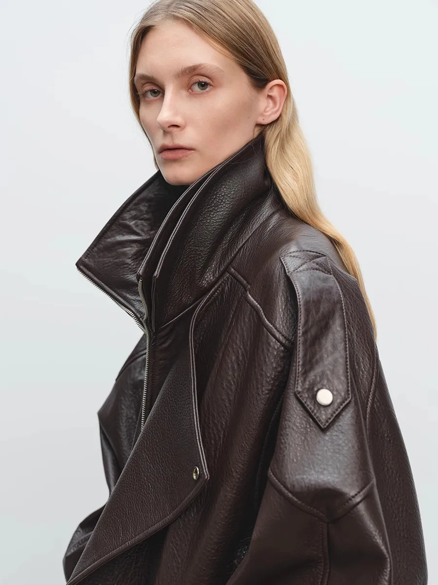 Mauroicardi Lente Oversized Zwarte Zachte Pu Leren Jas Mannen Lange Mouw Riem Luxe Designer Europese Mode Kleding 2025