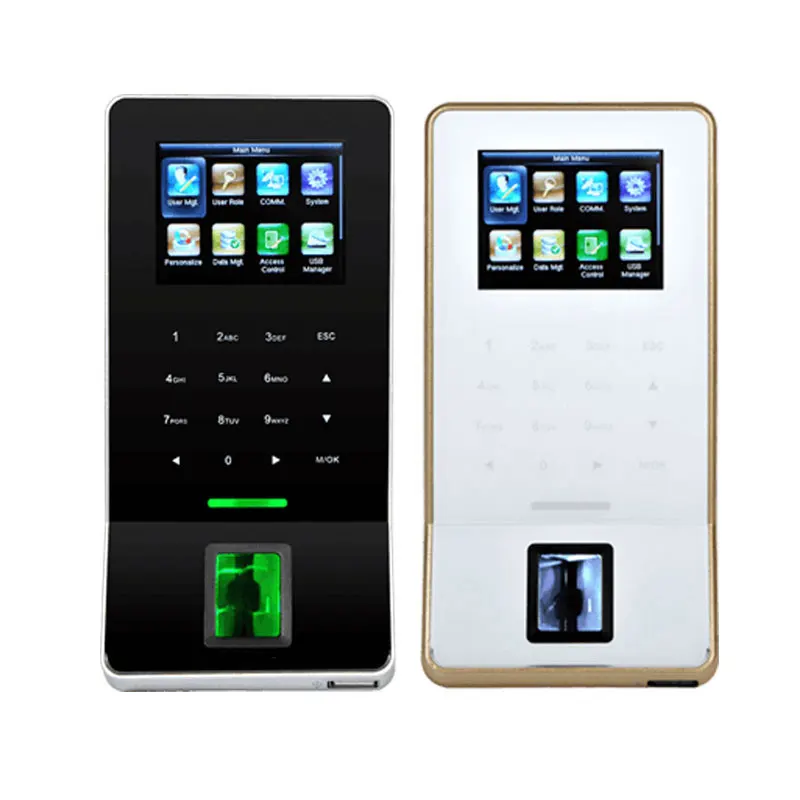 Zkteco f22 Fingerabdruck-Anwesenheit für 3000 Benutzer Zugangs kontrolle integriert mit Passwort klassische TCP/IP-WLAN-USB-Software