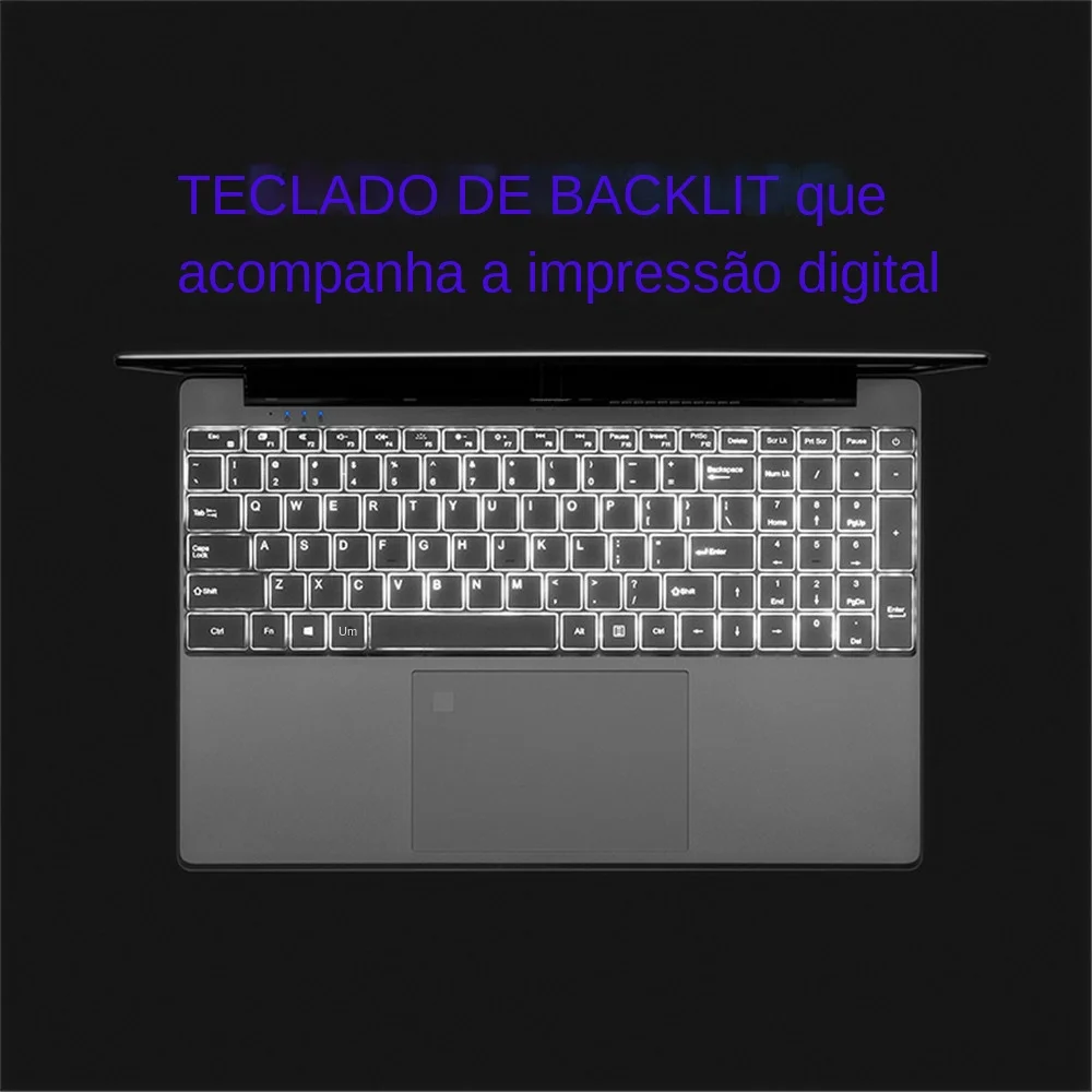 CARBAYTA-PC Notebook Portátil, 15.6 Polegada Tela IPS, 16GB de RAM, Intel 11th Celeron N5095, Netbook, Windows 10, 11 Pro, Escritório