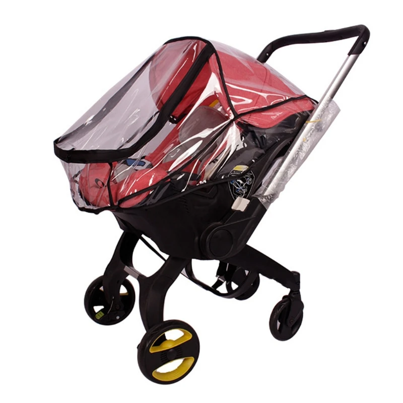 Kinderwagen-Regenschutz für den Sitz, wasserdicht, winddicht, transparent, für Kinderwagen, Kinderwagen-Zubehör