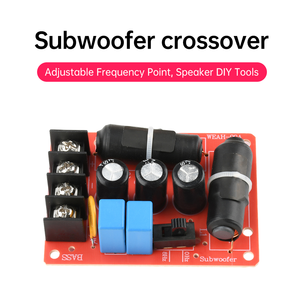 200W High Power Crossover Lautsprecher Frequenzteiler DIY Heimkino WEAH-90A Pure Bass Subwoofer Lautsprecher Frequenz Crossovers
