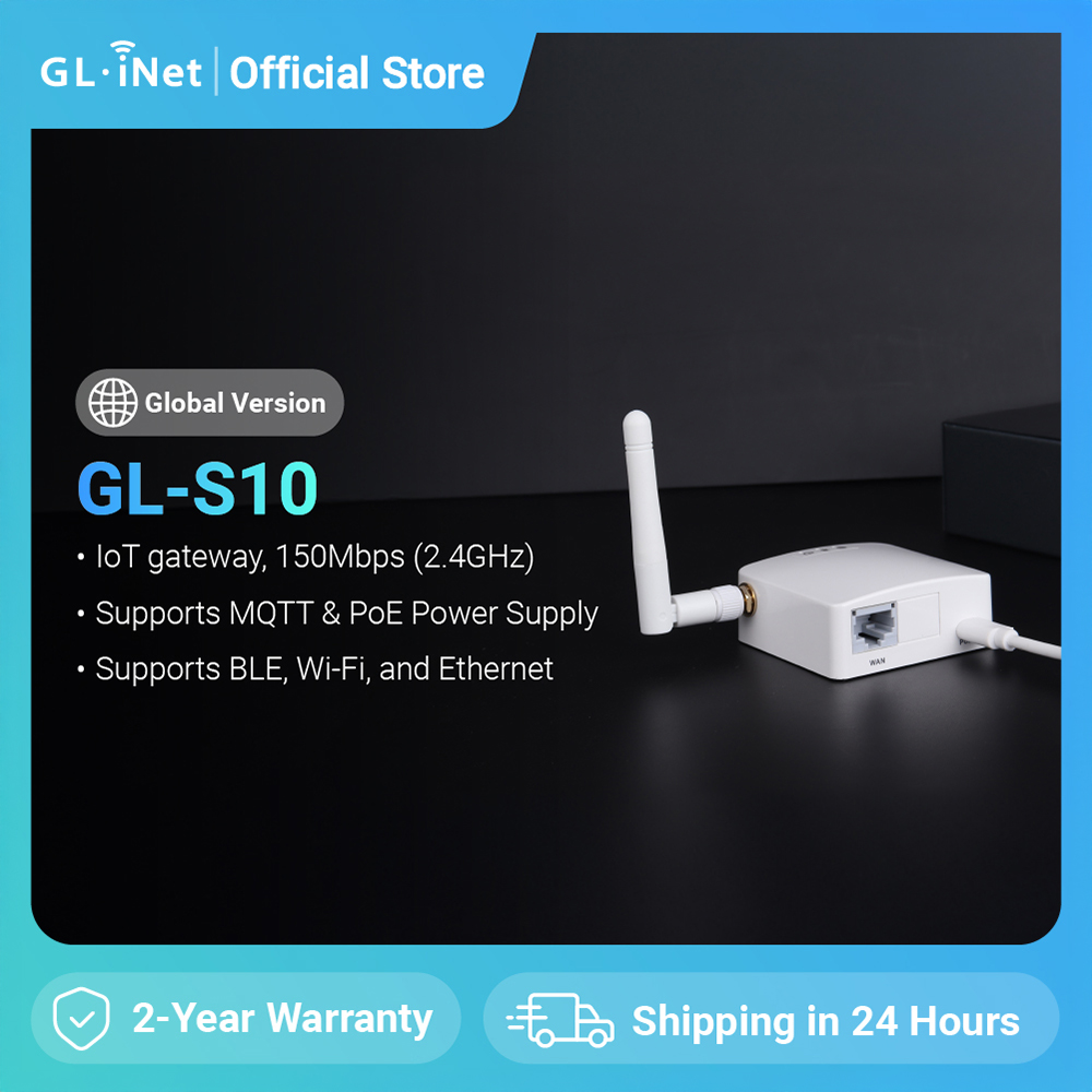 Puerta de enlace IoT Bluetooth GL-S10 |   Fuente de alimentación PoE