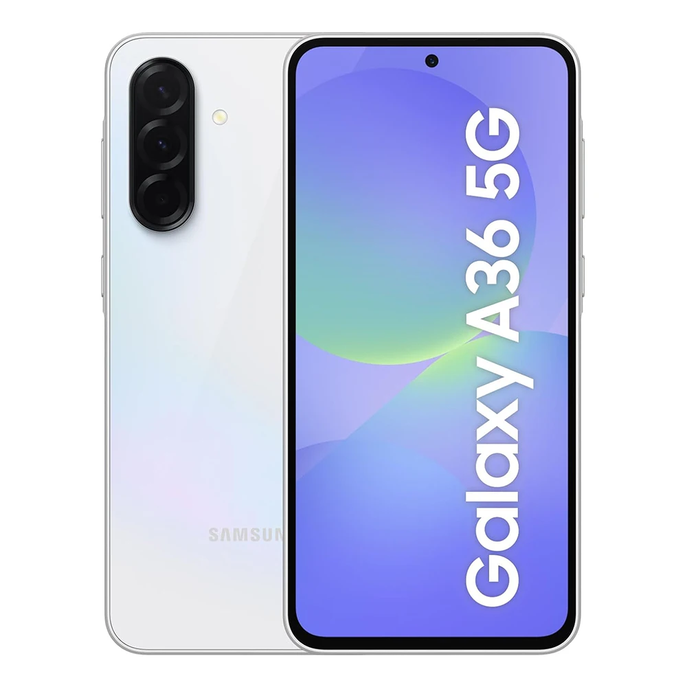 Samsung Galaxy A36 5G Snapdragon 6 Gen 3 Pantalla de 6,7" Super AMOLED, 120Hz, Cámara de 50MP, 5000 mAh, 45W, NFC, IP67