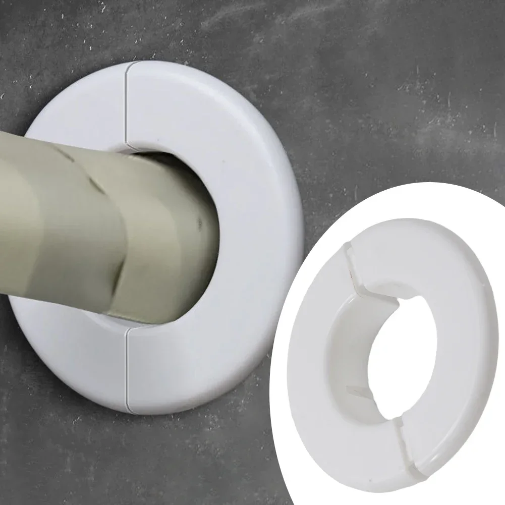 1 pçs 40/50/60/70/80mm tubos de ar condicionado buraco capa decorativa parede cabo entrada cabo passagem buraco capa ferragem