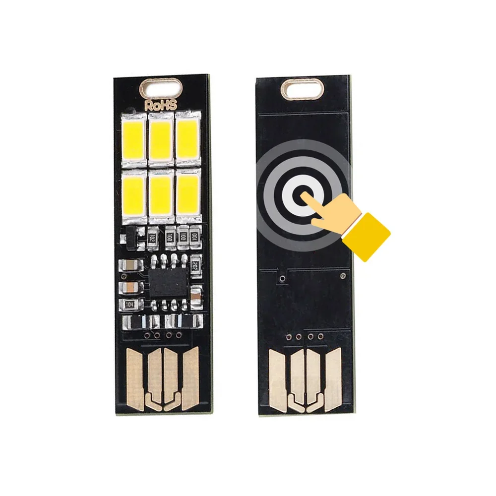 Portatile Mini 5730 USB LED Light 5V Touch Sensor luce notturna dimmerabile per Power Bank Computer Laptop PC Book Reading lampada da tavolo