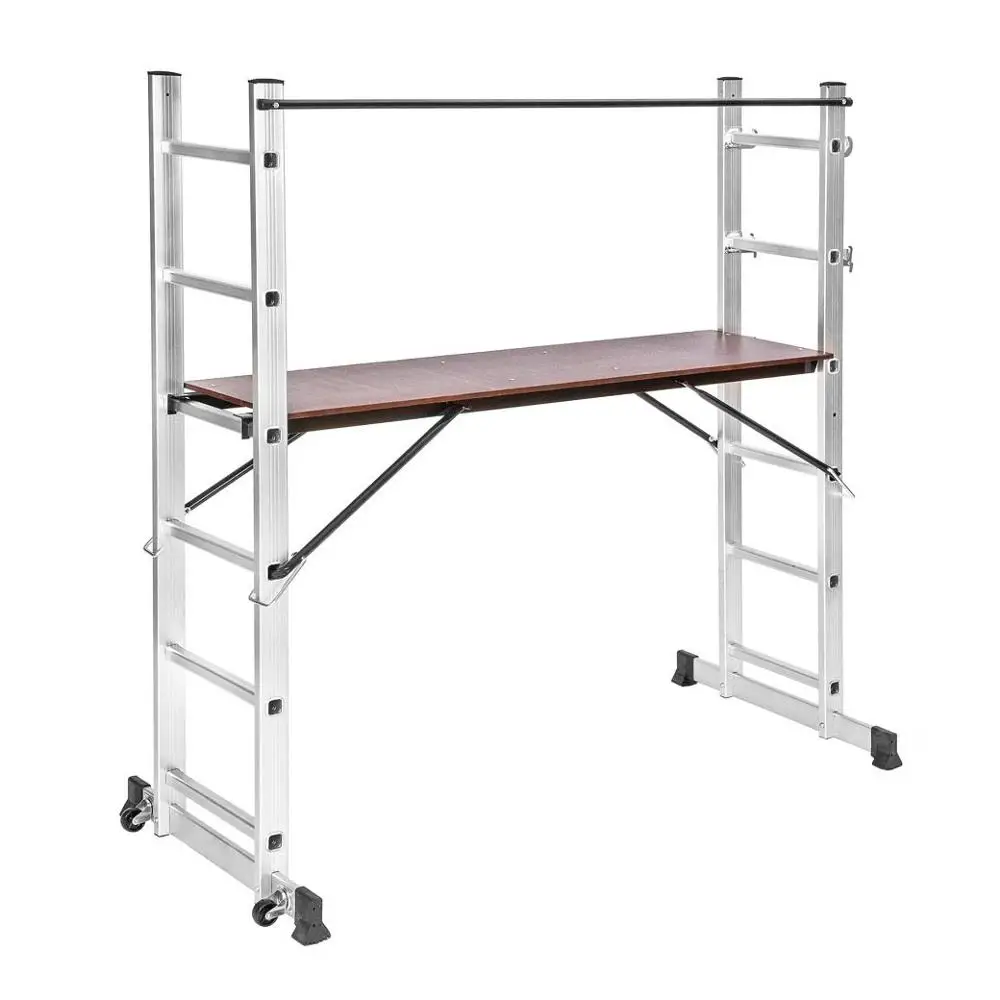 SYS206 Multipurpose Aluminium Folding Scaffolding Scaffold Extendable Ladder