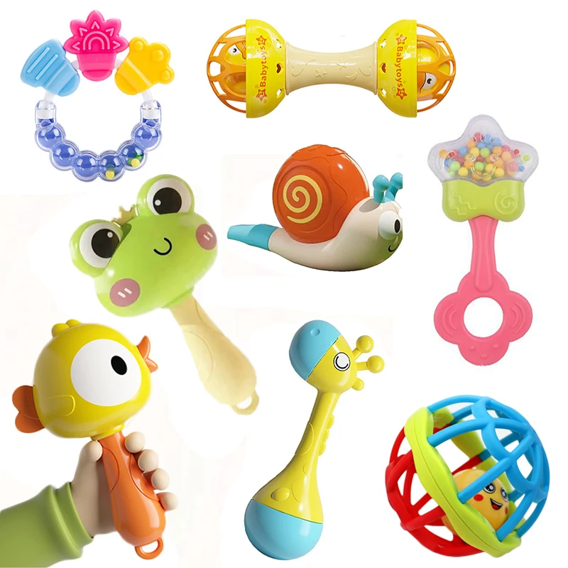 การพัฒนาเด็ก Rattle ของเล่น 0 6 12 เดือน Sensory Baby Rattle การศึกษาของเล่นเด็ก Soft Teething ของเล่นเกมสําหรับทารก 1 ปี