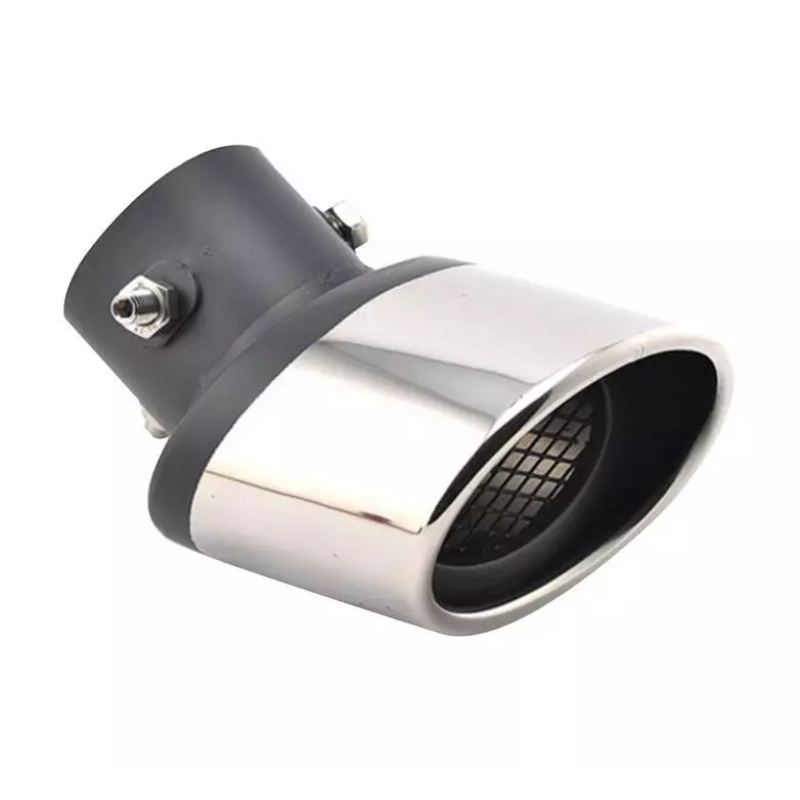 車のエキゾーストサイレンサー,ステンレスクローム,直径調節可能なノズル,ボルト留め,リアエキゾーストサイレンサー,トヨタカローラrav4,2019-24