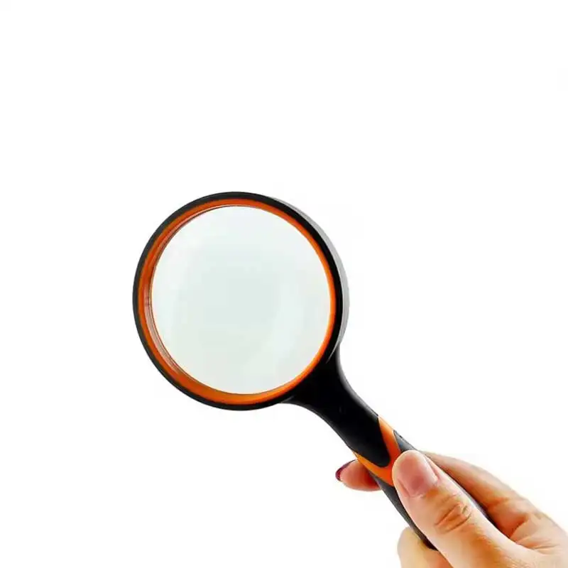 10X Magnifying Glass For Kids Seniors Handheld Reading Magnifier 50mm Magnifying Lens For Reading Science Nature Exploration