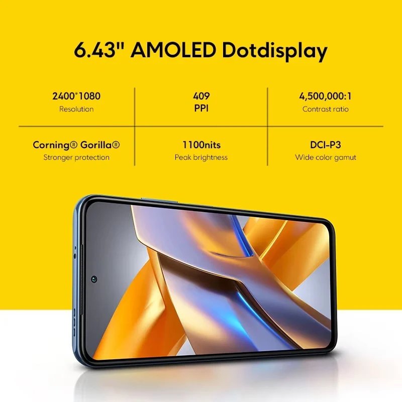 【รอบปฐมทัศน์โลก】POCO M5s Global Version 128GB/256GB NFC MTK G95 64MP AI Quad Camera 6.43" AMOLED Dotdisplay 33W