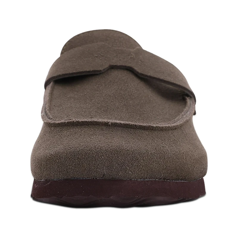 Crestar Damen-Clogs, Hausschuhe, klassische Mode, Kork-Wildleder-Pantoletten, rutschfeste Hausschuhe, modische Außenschuhe mit Fußgewölbeunterstützung