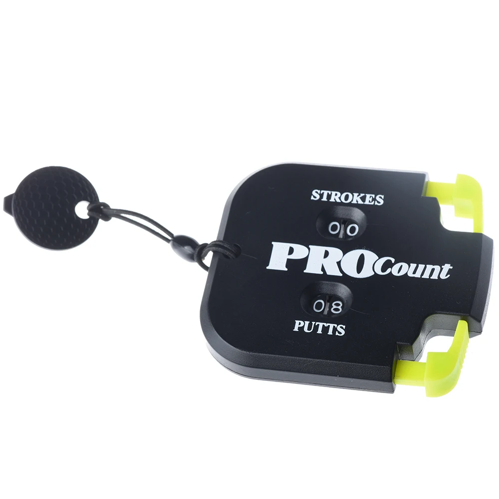 Mini contatore punteggio portatile da golf a 4 colori, supporto punteggio a due cifre con rotazione zero, portachiavi, accessori da golf