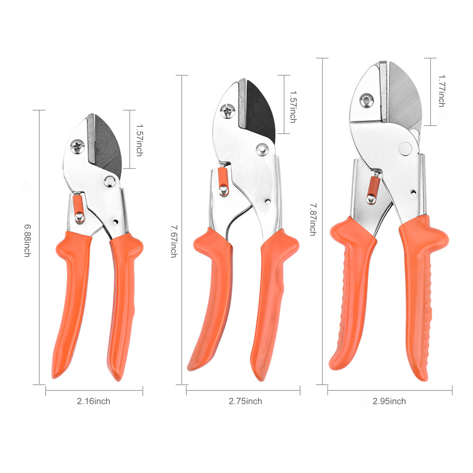 SK5 Steel Garden Pruning Secateurs Horticulture Fruit Tree Shears with Ergonomic Handles Gardening Scissors Bonsai Cutters 1pc