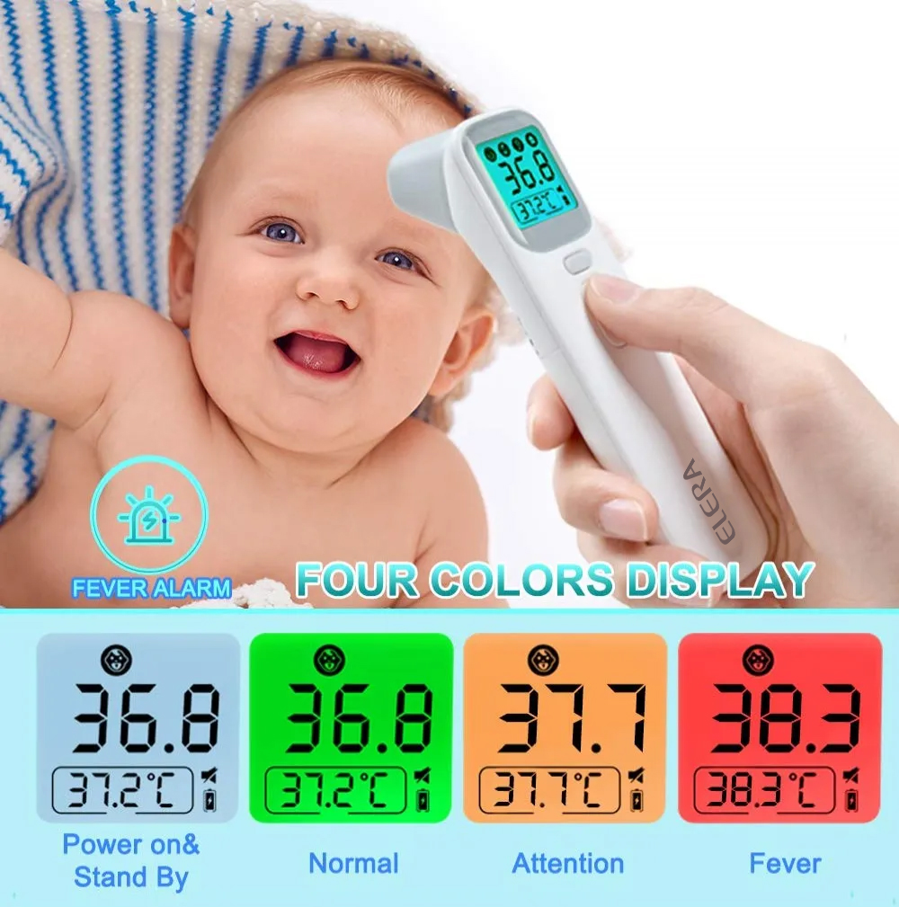 ELERA Infrared Digital Thermometer Forehead Ear Body Fever Termometre Multi-function Non-contact Temperature Measurement Device