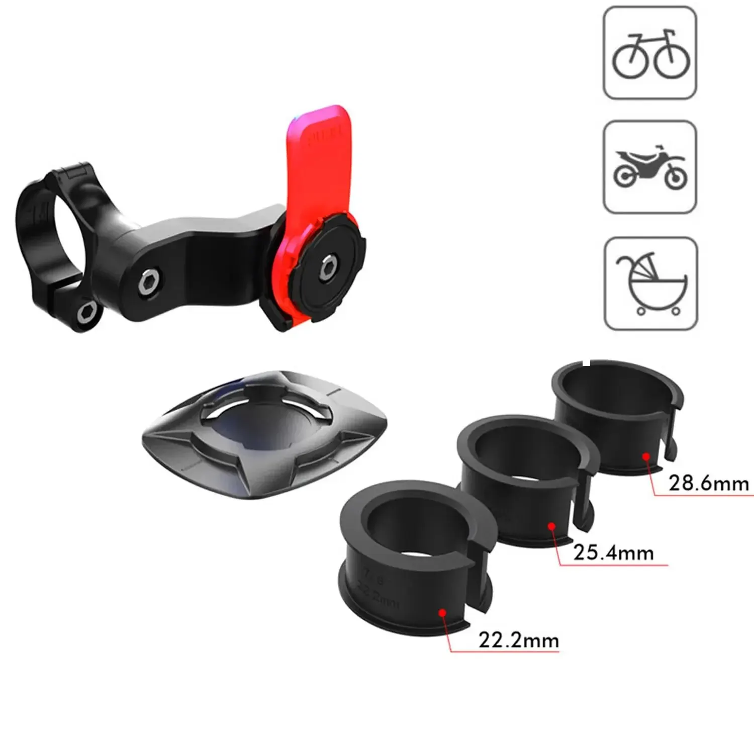 NUOVO supporto per telefono per bici da moto supporto per cellulare per bicicletta ciclismo antiscivolo per iPhone Xiaomi staffa per manubrio per moto MTB