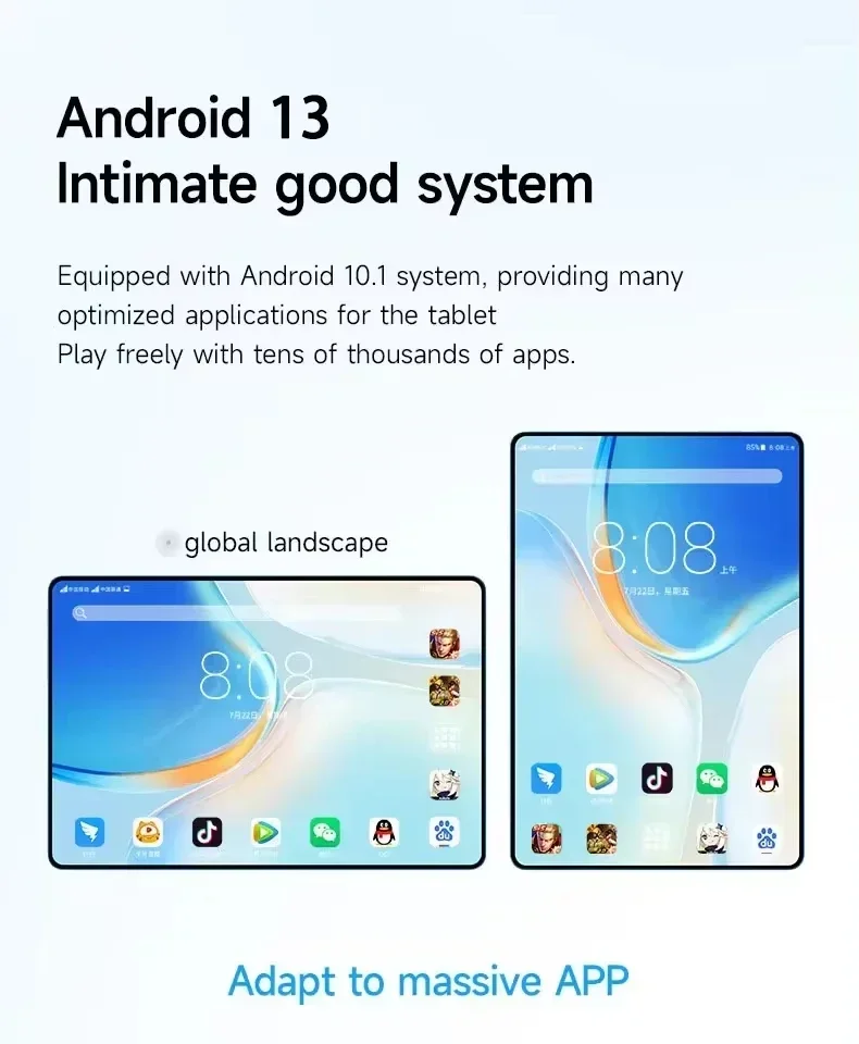 Versión Global nueva tableta Original IPad Air Pro 11 pulgadas HD 4K Android 13 16GB + 1T 20000mAh 5G Dual SIM Bluetooth WiFi GPS tableta