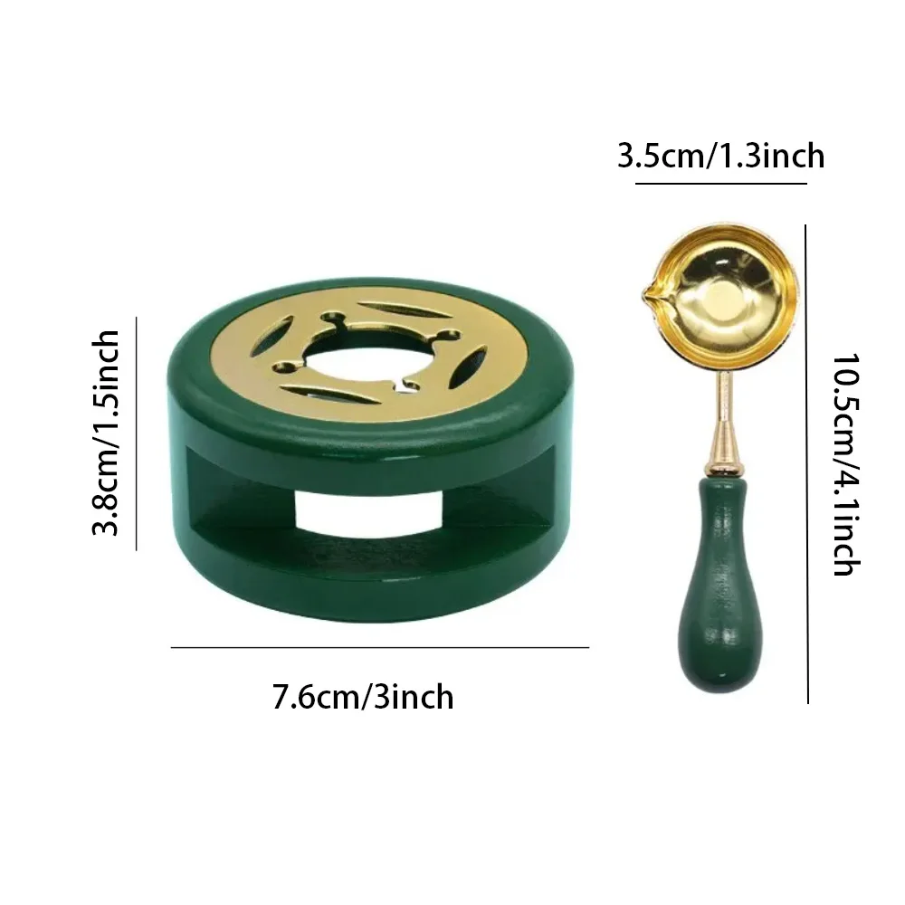 WAX Seal ชุดแสตมป์ Lacquer เตา WAX Seal ช้อนละลายยางไม้ละลายเครื่องทําความร้อนขี้ผึ้งลูกปัดหม้อ Stick เครื่องทําความร้อนหัตถกรรม
