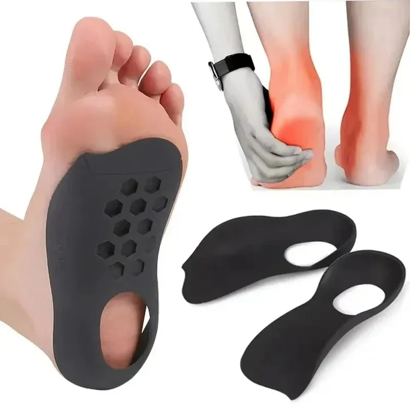 Plantillas ortopédicas para pies planos Cubitus Varus, cojín ortopédico para pies, almohadillas para piernas en forma de O, plantillas para el cuidado de los pies