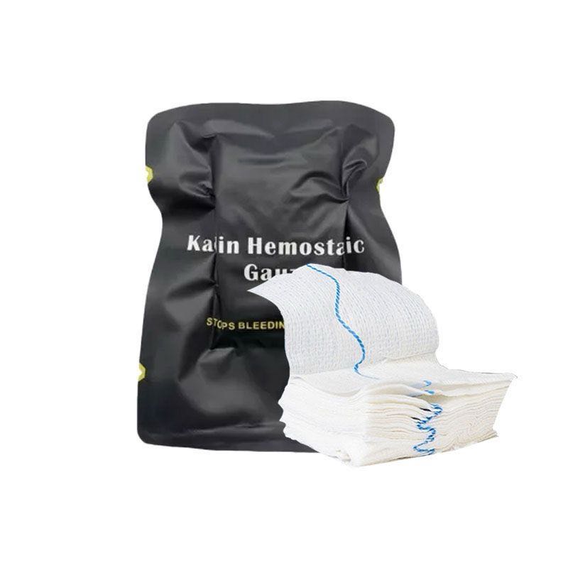 Tactical Emergency Wound Dressing Foldable Portable Hemostatic Gauze First Aid Kit Medical Aseptic Vacuum Seal