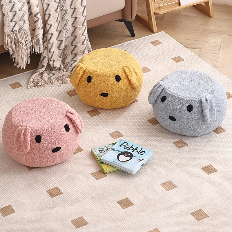 สตูลขนาดเล็กบ้านสตูลต่ําความรู้สึกอินเทอร์เน็ตคนดังเด็กเล็ก Bench ห้องนั่งเล่นการ์ตูนสร้างสรรค์น่ารักประตูสตูลรองเท้า