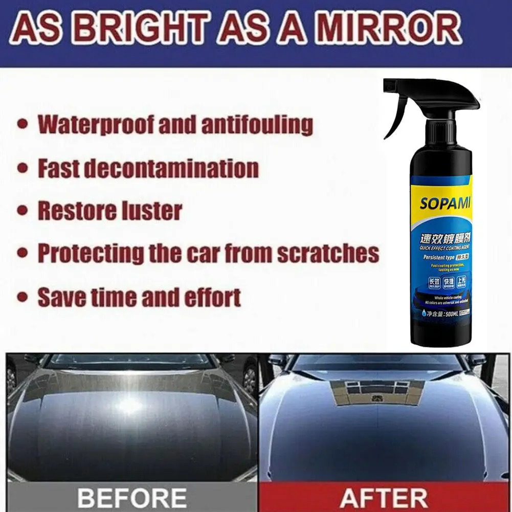 KMIND спрей для автомобильного покрытия Nano Ceramic Quick Effect Coating Agent спрей Quick Coat Wax Polish Spray Защита