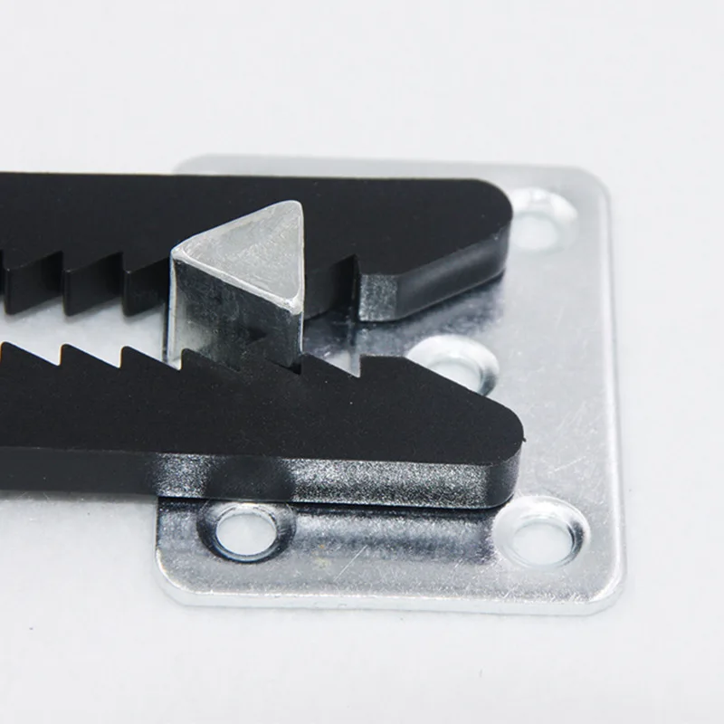 2pcs Furniture Hinge Sofa Connector Hasp Alligator Clip Joint Snap Link Sectional Sofa Connection Fastener  Hardware Accessories