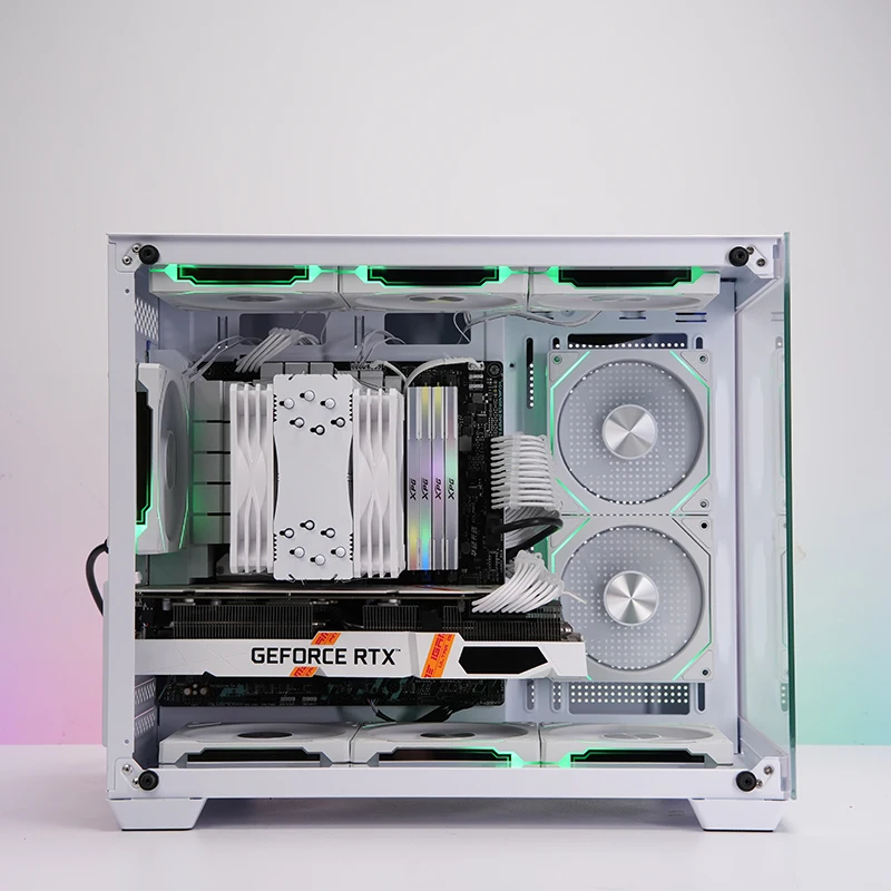 Jungle Leopard Prism 4 RS Case Fan 120mm 5V 3Pin ARGB Cyclic Mirror Light Effect PWM 800-1800RPM Cooling Fan
