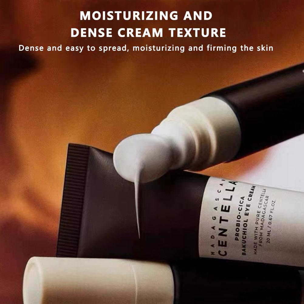 Centella Asiatica crema probiótica para ojos equilibra la flora de la piel contiene Psoralen reduce las líneas finas alrededor de los ojos antiarrugas 20ML